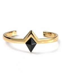 Nicole Richie's haute hippie aesthetic is perfectly captured in her label House of Harlow. This triangle cuff bracelet brings a touch of tribal glamour to your look.