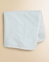 Crafted in a versatile reversible solid-to-quilted design in ultra-soft cotton velour, an essential blanket is perfect for swaddling and receiving.Ribbed trim28 X 32CottonMachine washImported