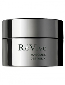 The Ultimate Eye Opener. RéVive's hypoallergenic eye masque for all skin types, formulated with Probiotics, nature's method of providing natural and necessary growth factors that stimulate cell renewal, reverse signs of aging and increase cellular respiration and metabolism that become sluggish with age. APPLICATION: Apply liberally on freshly cleansed skin. Apply to lower and corner eye perimeter only. Recommended for evening use.