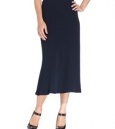 Create a sleek silhouette with Jones New York's versatile midi skirt. It's as chic with a blazer as it is with a blouse.