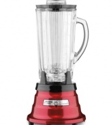 Better off red-punch up your countertop with power & personality. Simple, 2-speed operation makes prep efficient & quick, while a large 40-oz. carafe with clearly marked English and metric measurements accommodates larger recipes with precision.5-year warranty. Model PBB225.