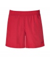 Bring instant sophistication to your poolside style with these classic trunks from Polo Ralph Lauren -Elasticized waist, on-seam pockets, single back flap pocket, front logo detail - Wear with a polo and sandals