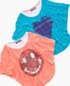 Fun and whimsical style hacci circle tops by Epic Threads.  Goes great with jeans.