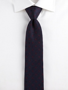 Sophisticated design with subtle signature gancini print, crafted in luxurious Italian silk.SilkDry cleanMade in Italy