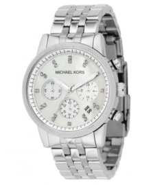 Elegant details make all the difference on this pretty Michael Kors watch.