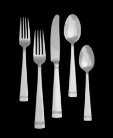 An intricate braided design between two solid bands makes a sophisticated statement at any table. Detailed and balanced this flatware is perfect for both traditional or modern place settings.