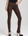 Channel feline charm in these Joe's Jeans Chelsea skinny jeans, boldly rendered in leopard print.