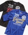 Get him on the scholastic track early with this graphic thermal shirt from Ecko.