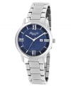 Sing the sultry blues with the classic steel styling of this Kenneth Cole New York watch.