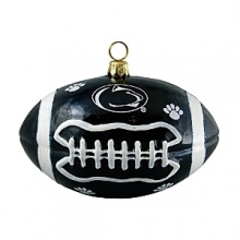 Mouth-blown and hand-painted from the finest artists in Poland, this Joy to the World Penn State Football ornament makes a great gift for alumni and fans of the Nittany Lions.