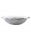 Pretty and polished, this Organics bowl from Lenox's collection of serveware and serving dishes combines a natural shape in bright aluminum with a playful ruffled edge. Qualifies for Rebate