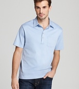 Michael Kors Solid Metal Button Polo - Classic Fit