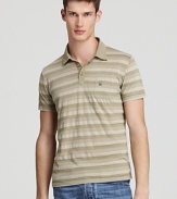 Diesel Diamond Stripe Polo - Slim Fit