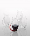 Uniquely designed for maximum enjoyment of port, this Wine Enthusiast drinkware set of 4 port sippers makes an exceptional gift for wine lovers. Your hand warms the cup enhancing the flavor of the port, and the stem allows you to savor every sip.