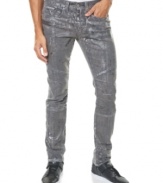 Heavy metal. The wash on these jeans from Marc Ecko Cut & Sew will keep you ahead of the curve.