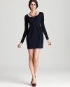 At once sophisticated and youthful, this Susana Monaco dress boasts long sleeves and a mini silhouette.