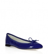 Stylish ballet flats in fine, supple patent leather - An elegant classic from cult French footwear label Repetto - Vibrant in marine blue - Grosgrain trim and bow detail - Round toe and 0.5 wooden heel - Chic and ultra-versatile, a must in any wardrobe - Pair with everything from skinny jeans and cropped chinos to summer dresses and pleated skirts