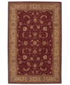 Indulge in the ornate beauty of this traditionally styled rug from Nourison's Heritage Hall collection. Hard twist wool yarns are specially dyed to achieve a vintage patina, resulting in a look that's timelessly elegant.