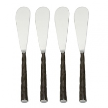 A burnished finished adds a rustic-meets-modern touch to this must-have serveware set from Donna Karan Lenox.