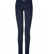 Shimmer into new season glamour with Juicy Coutures allover embellished skinnies, detailed in black and dark navy for a cool modern finish - Classic five-pocket style, zip fly, button closure, belt loops - Form-fitting - For a street-chic look, wear with statement fur coats and edgy fashion sneakers