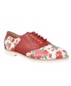 Vingage floral prints make these oxfords unique. Replace your everydayl flats with these Love Rachel Antonoff Matilda loafers and watch the compliments file in.