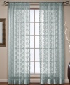 A sophisticated sheer panel is heightened with elegant Moroccan-inspired Ogee print. Available in an array of colors, it can be layered or left alone for a beautiful update to any view.