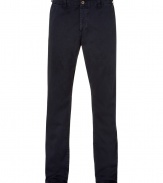 Super stylish black chino pants - These chino-style pants are versatile and easy-to-style - Try with a cashmere pullover and boots for casual cool - Style with a worn-in t-shirt, a parka, and trainers