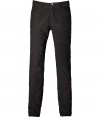 Stylish charcoal five-pocket corduroy pants from Save Khaki - Look sophisticated while being comfortable in these fashionable pants - Relaxed fit with classic jean styling with button fly - Wear with a cashmere pullover, a tweed blazer, and boots