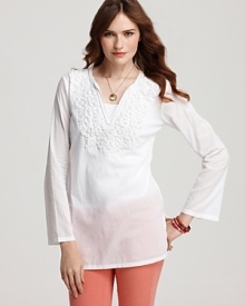 MICHAEL Michael Kors Embellished Tunic Top