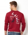 Long sleeve crew neck t-shirt by Nautica is bold and fresh.