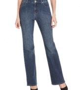 Bandolino's boot-cut jeans are figure-flattering essentials, whether you dress them up or down!