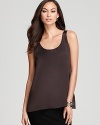 Rendered in fluid silk with a hint of stretch, this Eileen Fisher tank lays an effortlessly luxe layer to your everyday looks.