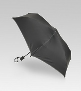 An essential umbrella that opens and closes automatically with the simple push of a button. The vented, wind-resistant canopy is finished with reflective edging for high visibility. Custom-molded, sure grip handle Includes wrist strap and storage sleeve 7½ X 2 diam.(closed) 35 diam. (open) Nylon Imported