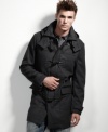 Cure the common cold. This coat from INC International Concepts keeps you ready to face the wind.