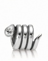 Add a protective amulet to your PANDORA collection with this sterling silver serpent charm.