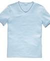 Nothing beats a classic. This v-neck t-shirt from Calvin Klein is a simple casual style solution.