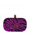 Prepare to be wowed by this sequin-embellished luxe clutch from Emilio Pucci featuring a whimsical gold-tone bird-shaped snap closure - Hard round framed clutch, sequin and crystal embellishment, bird-shaped closure - Wear with a bold floor-sweeping gown for a black tie event, or a cocktail frock and sky-high heels