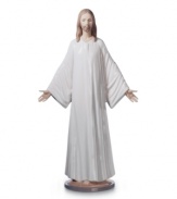 Keep the faith. Gazing out over your home, the Lladro Jesus figurine brings new hope and inspiration to any setting in meticulously glazed porcelain.