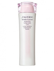 A brightening toner with a cool, refreshing feel that helps reduce excess oil and shine while minimizing the appearance of pores for a radiant, luminous complexion. Formulated with Multi-Target Vitamin C and Spot Deacti-Complex to prevent the appearance of visible dark spots, freckles and dullness. Contains Witch Hazel Extract to improve the radiance of skin and Rice Germ Extract to keep skin vibrant. Recommended for all skin types. Use morning and night after softener and moisturizer.