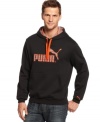 Upgrade your casual go-to with this tribal-accented hoodie from Puma.