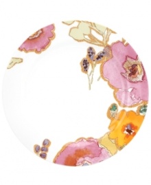 Watercolor blooms in exciting hues flower on the Floral Fusion dinner plate, offering a modern look for the classic at heart. Mix and match across the entire Lenox dinnerware collection for a stunning presentation. Qualifies for Rebate