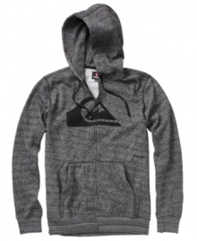 Casual cool is always within reach when you toss on this hoodie from Quiksilver.