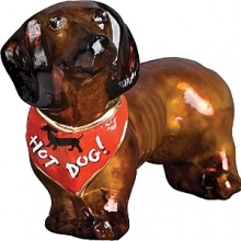 Mouth blown and hand painted by some of the finest artists in Poland, this Dachshund ornament is a favorite for hanging on the tree. This collection has been taken to a whole new level in detail, uniqueness and artistic direction.