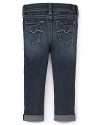 7 For All Mankind Toddler Girls' Skinny Crop & Roll Jeans - Sizes 2T-3T