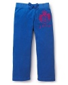 Juicy Couture Girls' Micro Terry Classic Pants - Sizes 7-14