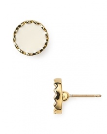 Mark the dot. Designed to punctuate every look, kate spade new york's enamel studs are a classic adornment with eye-catching appeal.