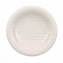 Dune Lines is among the exceptional new dinnerware designs presented by Villeroy & Boch that takes shape to a new dimension. Not quite oval, the subtle contours of the sensuous, organic form were inspired by nature's own creation of sand dunes and those voluptuous mounds that arise in the desert. Adding definition and visual interest to the individual pieces is relief detailing of wavy striping.