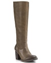 Tall and sleek, these classic leather boots are your favorite jean's new best friend. By Aqua.