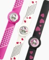 It's time for fun with these adorable Hello Kitty slap-on wristwatches.