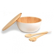 The natural beauty of wood is celebrated in this beautiful set.